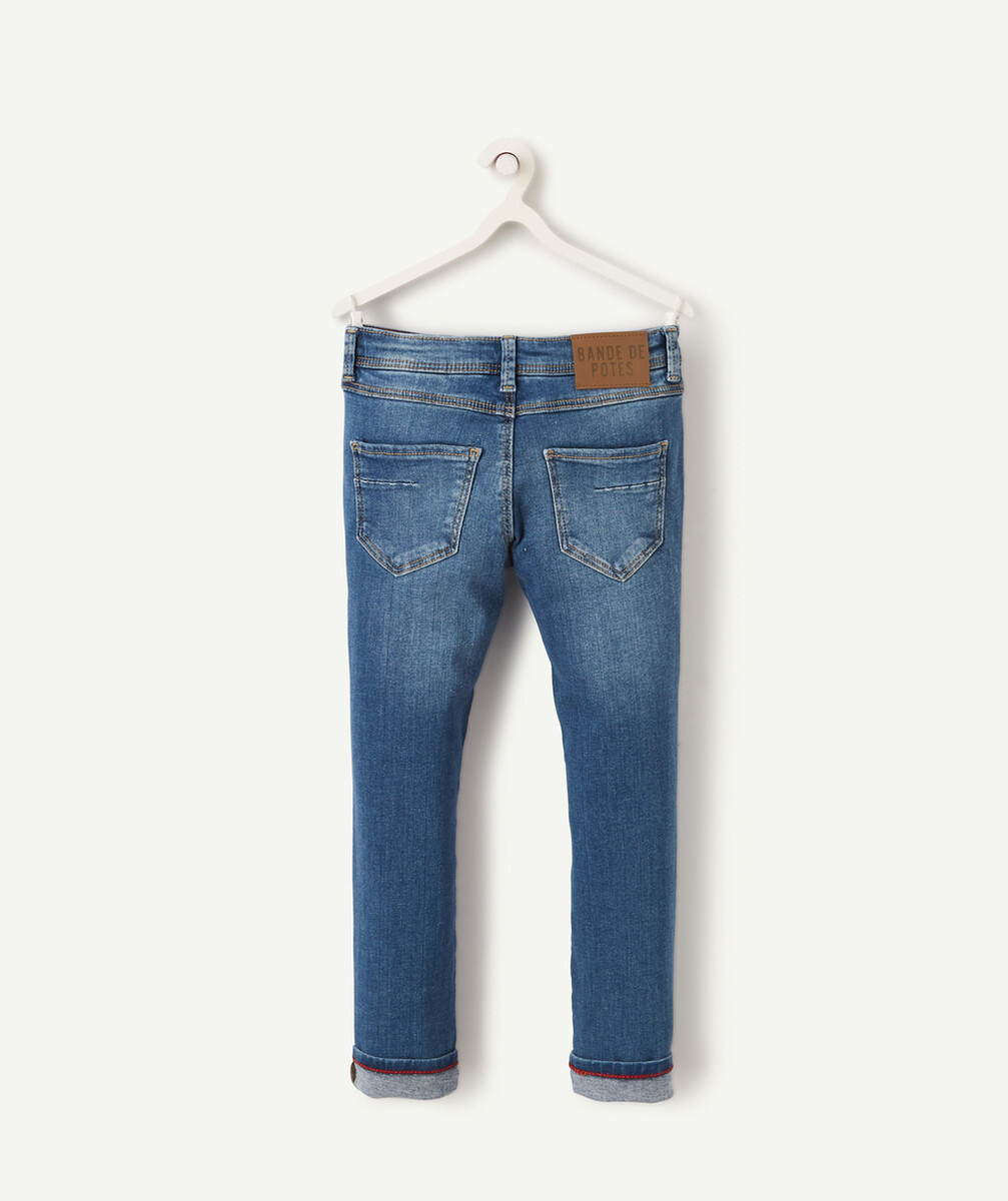 LOUIS LE JEAN SKINNY EFFET FROISSÉ EN FIBRES RECYCLÉES TAILLE +