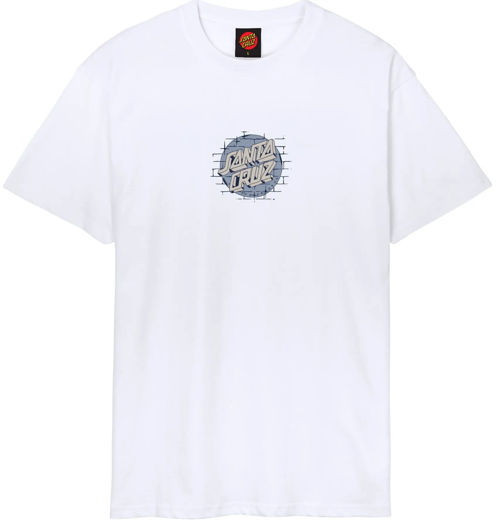 Santa Cruz Scrawl Brick Dot T-Shirt | SkatePro