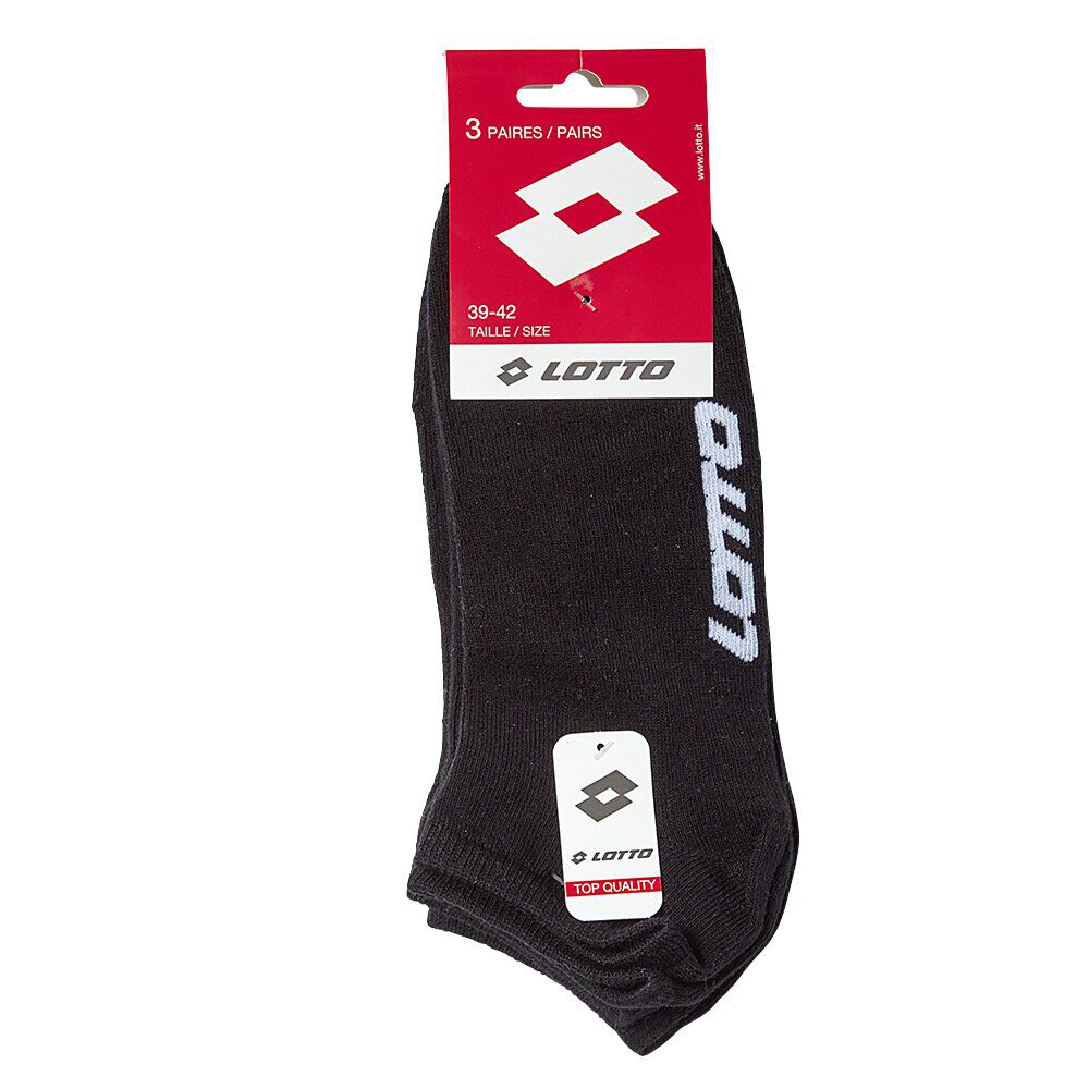 Chaussette Lotto Homme coton noir