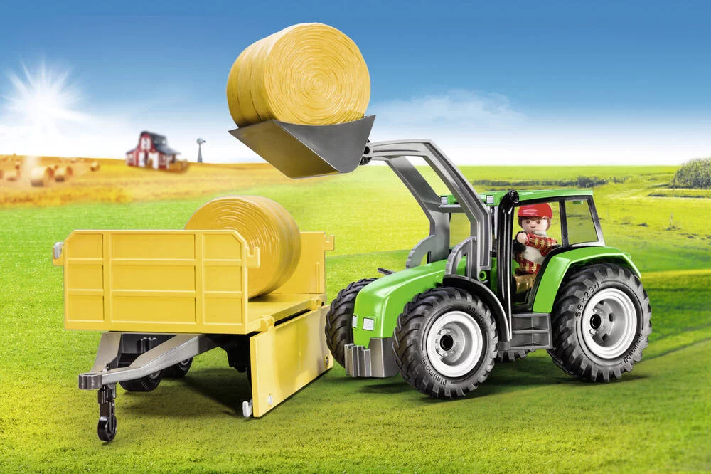 TRACTEUR AVEC REMORQUE - 9317