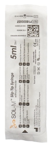 SOL-M Einwegspritze 5 ml Slip Tip Box, 100 Stück