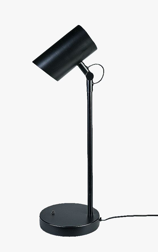 Bordlampe svart - 8x15x51,6 cm