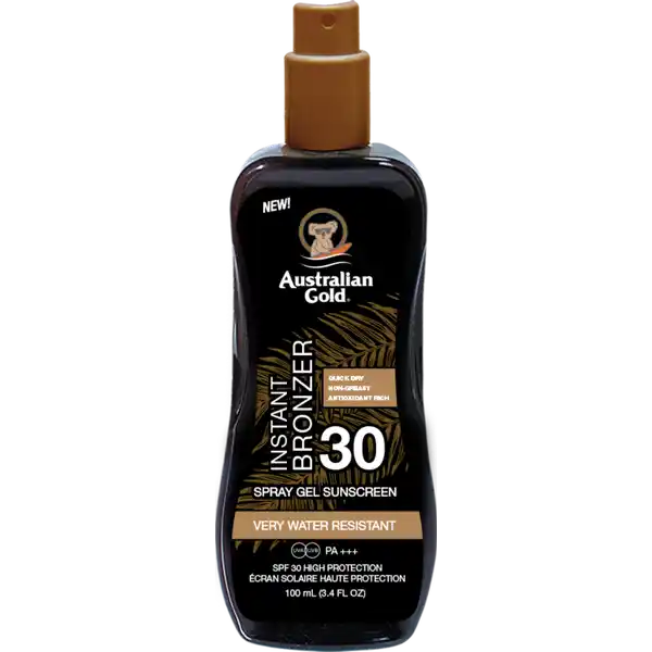 Spray Gel mit Bronzer SPF 30