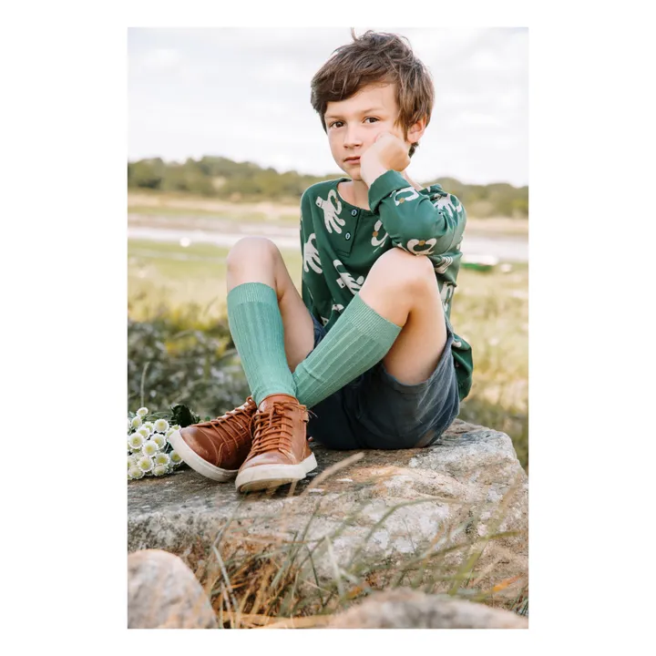 Collégien Chaussettes La Haute | Vert céladon