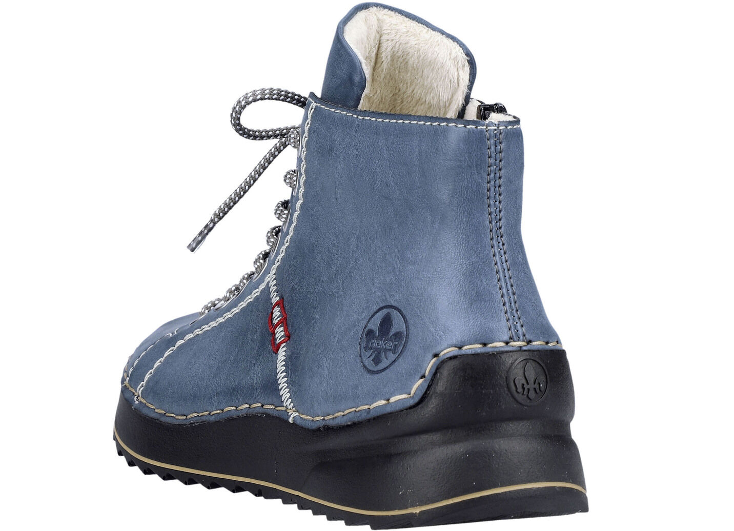 Rieker, sportive Damen-Boots, Winterschuhe, mit Reißverschluss