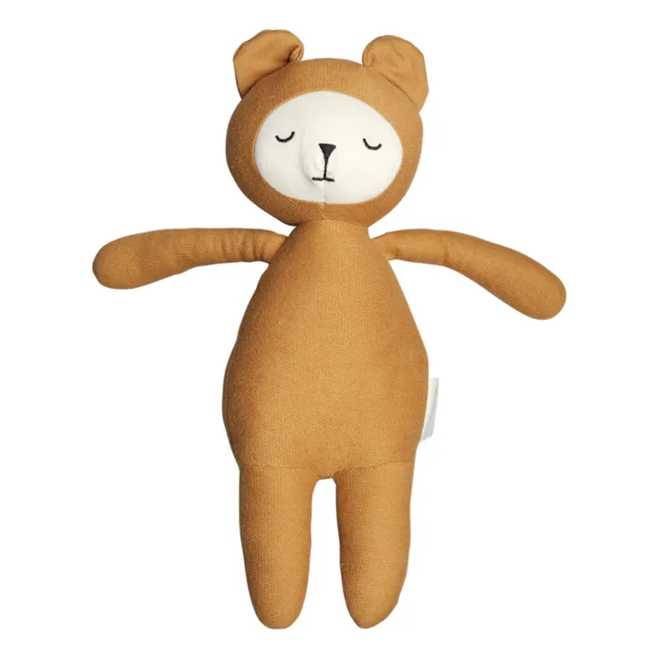 Fabelab Doudou en coton bio Ours