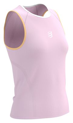 Débardeur Compressport Trail Racing Rose Femme