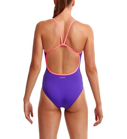 Funkita Bådedragt - Single Strap - UV50+ - Purple Punch