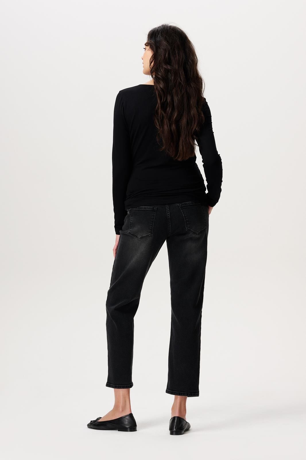 Noppies Maternity Mom fit 7/8 Jeans Azua - Black Denim