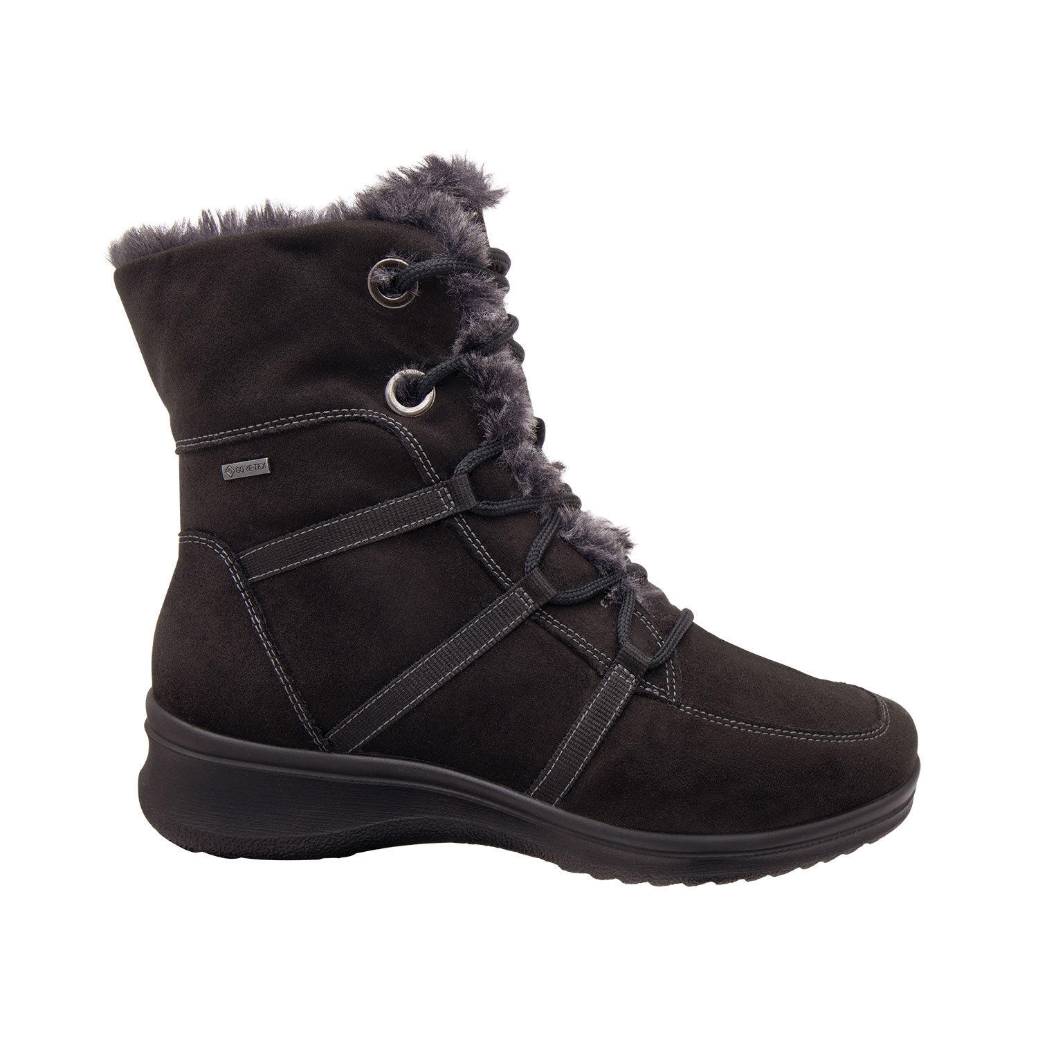 Ara Schnürstiefel aus Textil