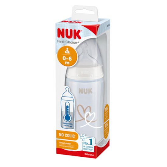 Biberon First Choice+ Temperature Control Silicone M   300 ml   de               Nuk