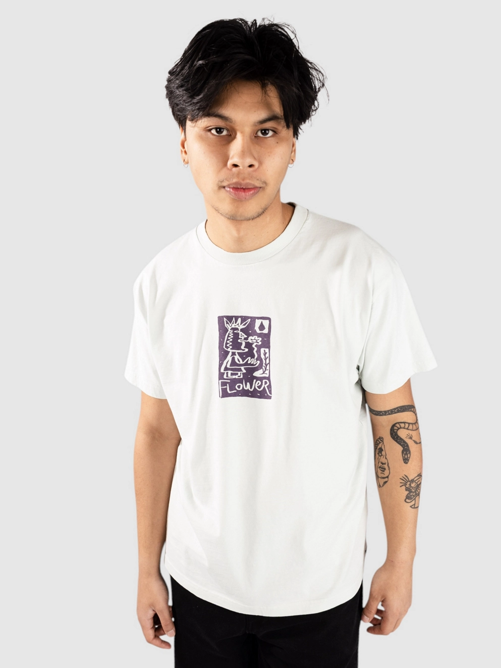 Volcom Flowatch T-Shirt cloud blue