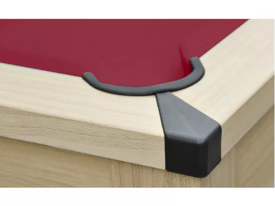Table transformable - Billard & Ping-pong BALTHAZAR - 213*112*81.5cm - Rouge