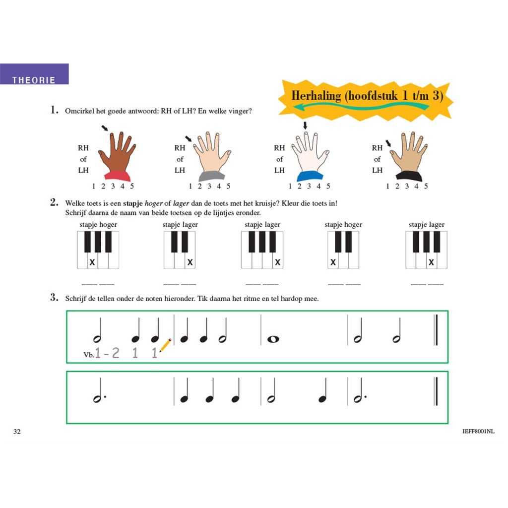 Hal Leonard Piano Adventures Lesboek deel 1 pianoboek