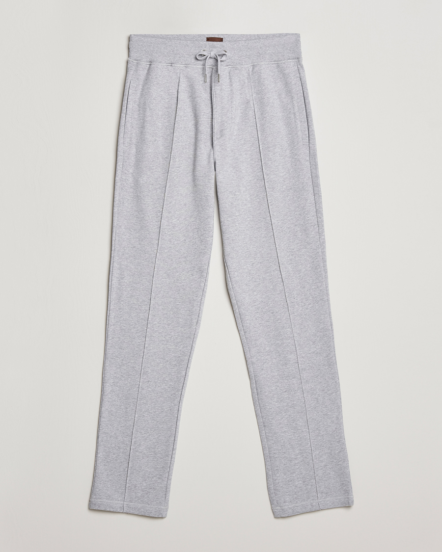 Stenströms Cotton Jersey Pants Grey