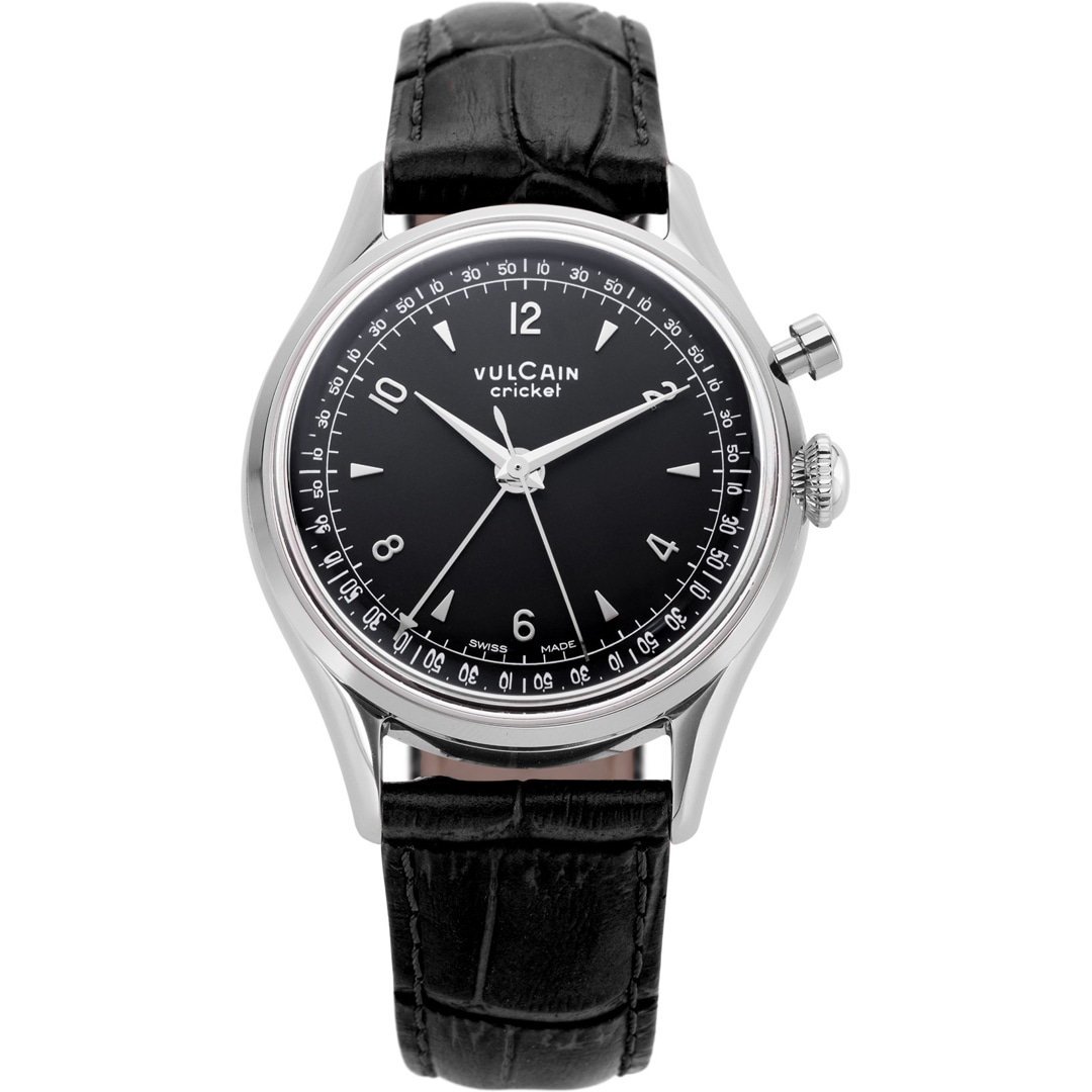 Vulcain Cricket Tradition 39mm Black Sapphire Caseback