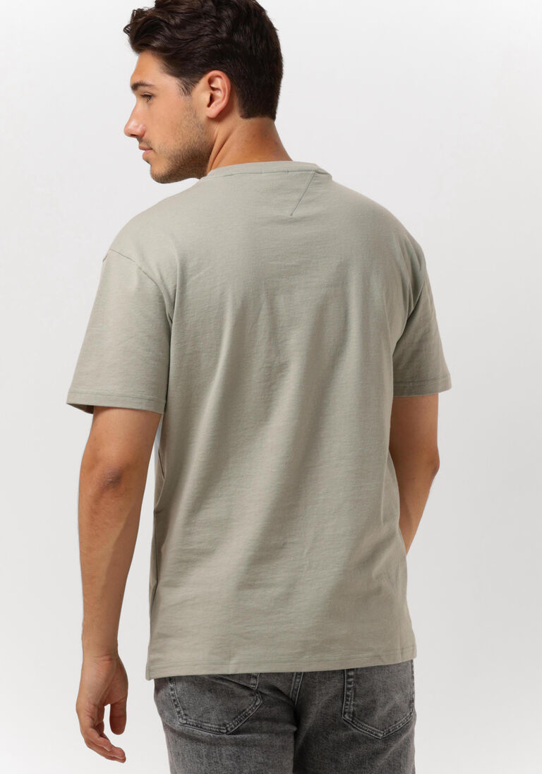 TOMMY JEANS beige tommy jeans t-shirt tjm tommy signature tee