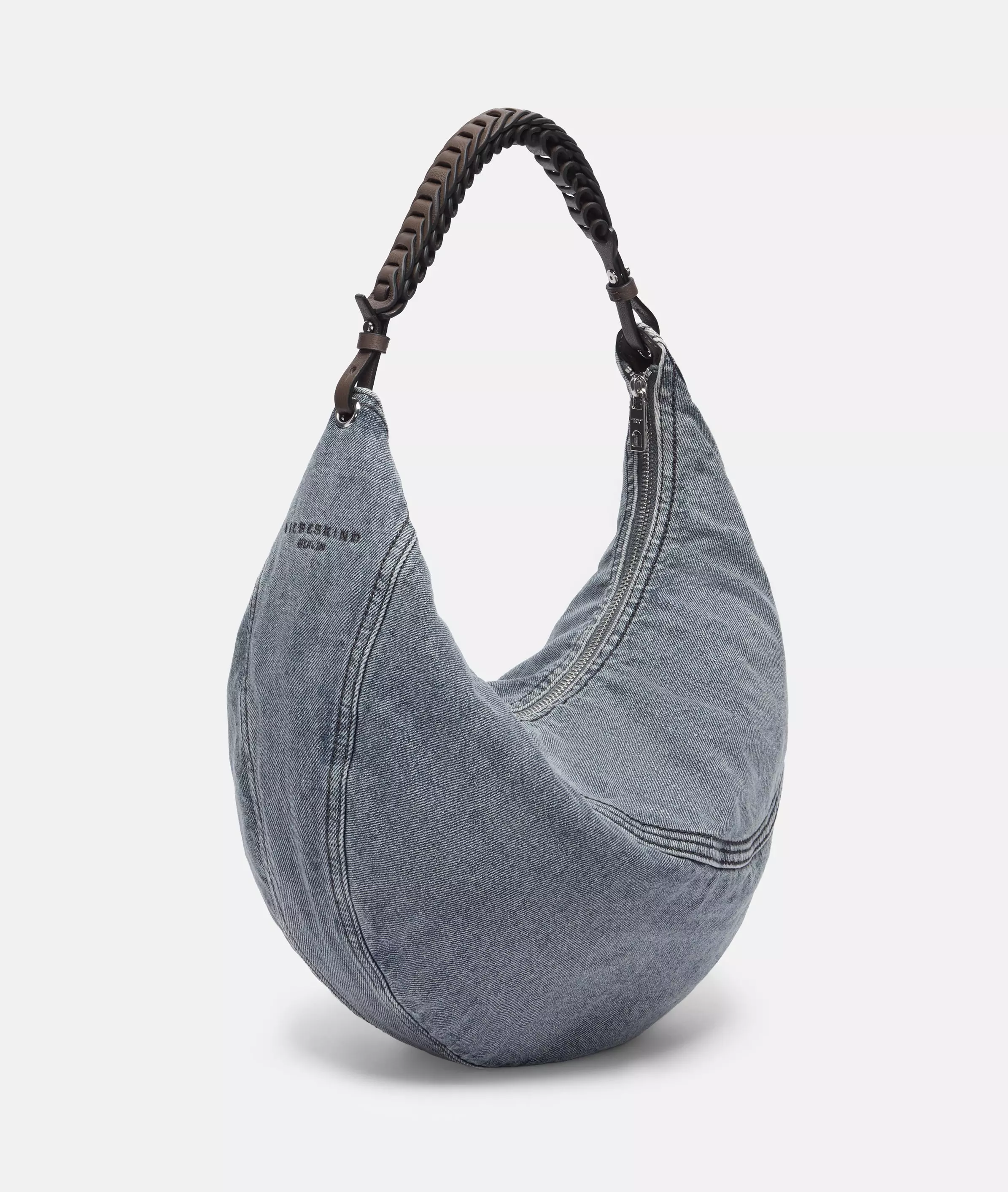 Denim Luna Hobo M Spacious denim hobo bag