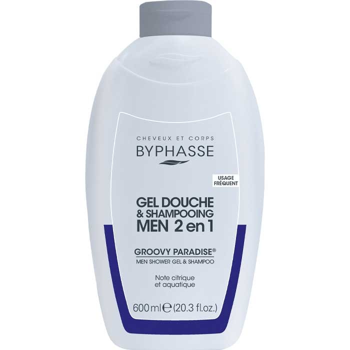 Gel douche 2-en-1 - Homme - Groovy Paradise - 600 ml