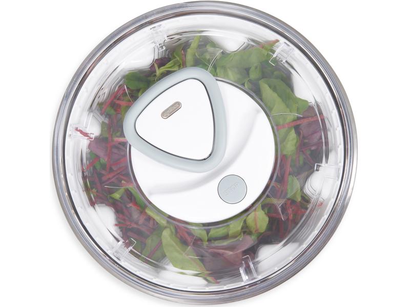 Zyliss Salatschleuder Easy Spin 2 26 cm, Edelstahl Praktische Salatschleuder