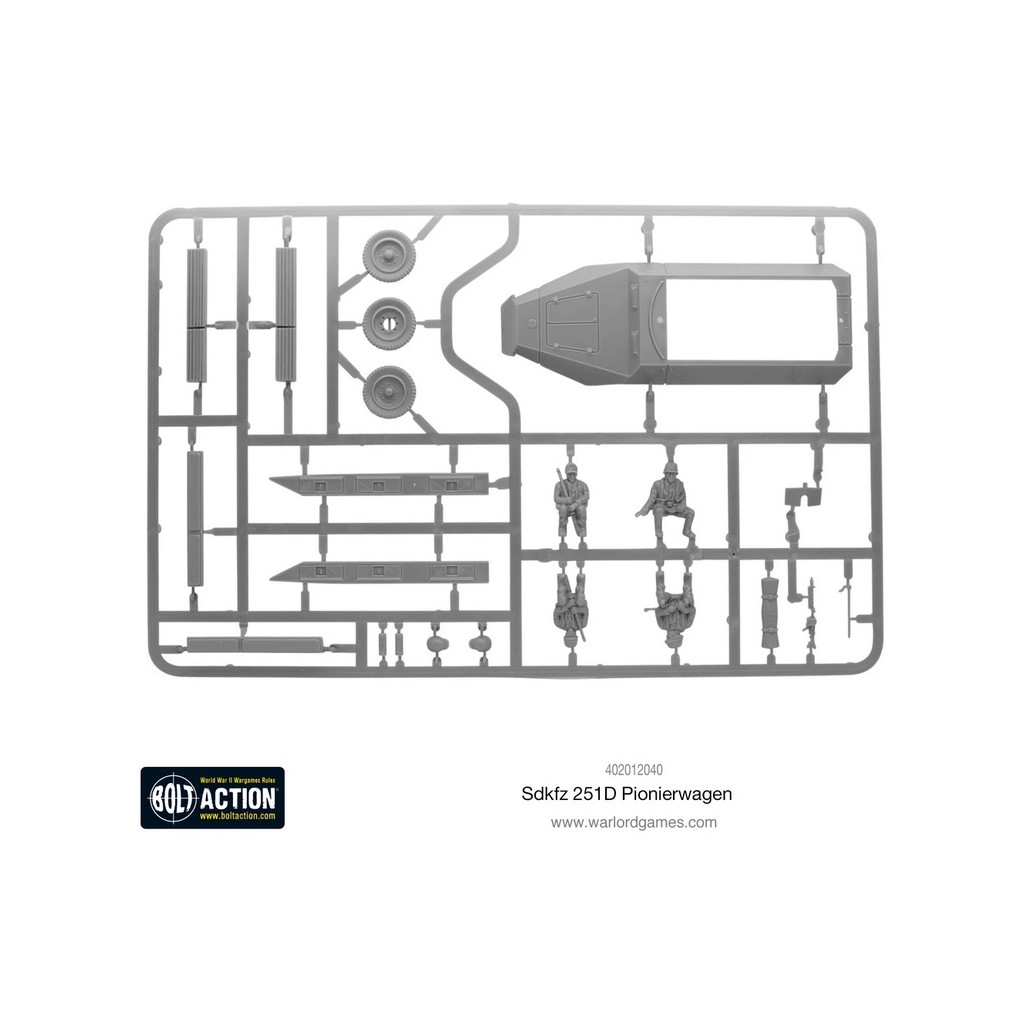 Bolt Action - German - SD.Kfz 251/7 D Pionierwagen