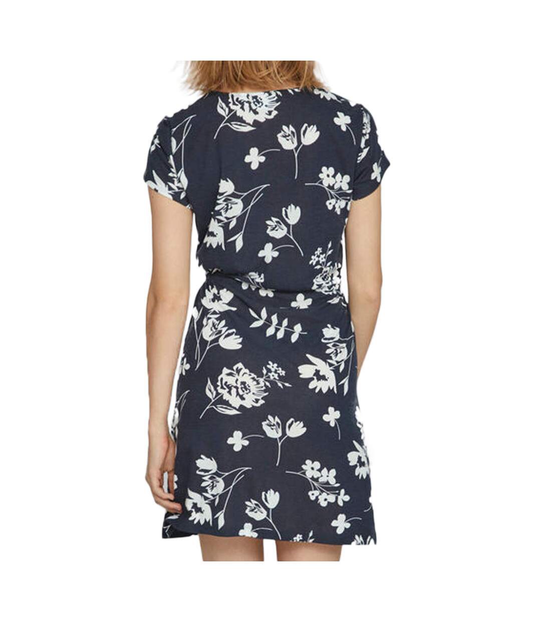 Robe Marine à fleurs Femme Vila Mooney String