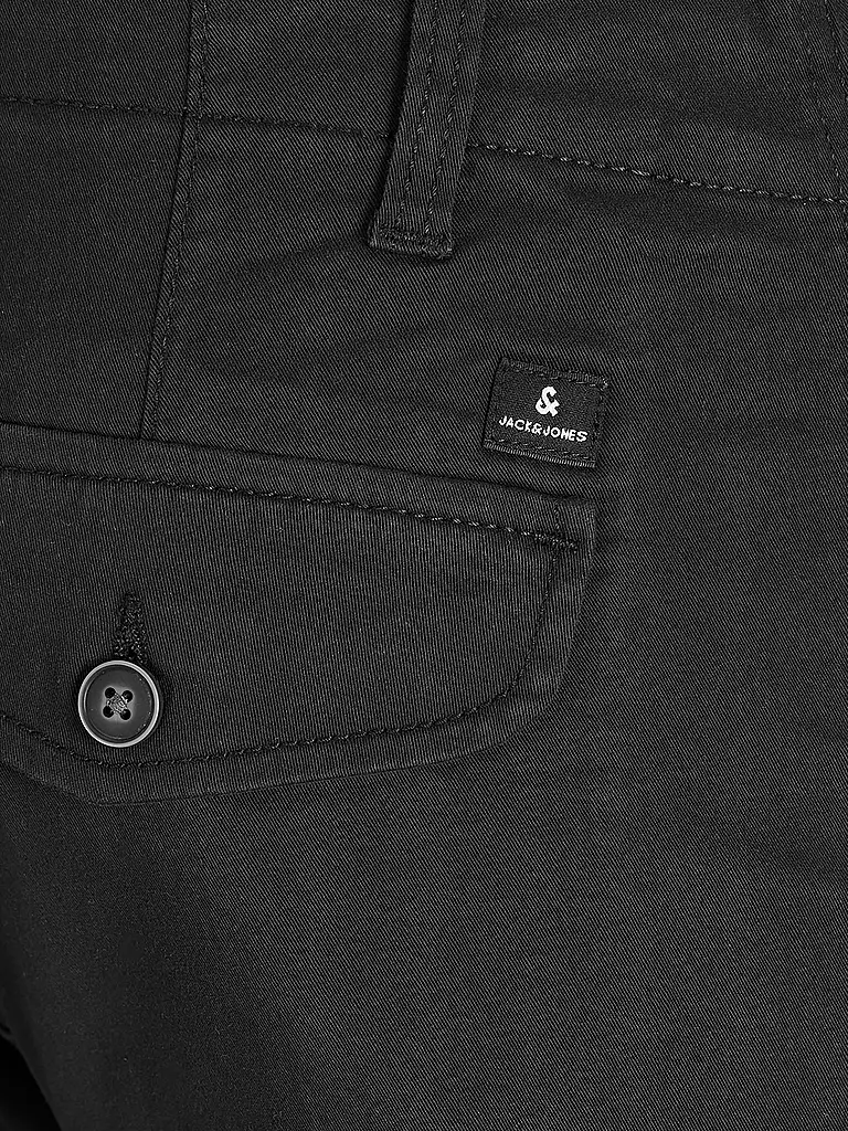 JACK & JONES Jungen Cargohose Slim Fi  JPSTPAUL  schwarz