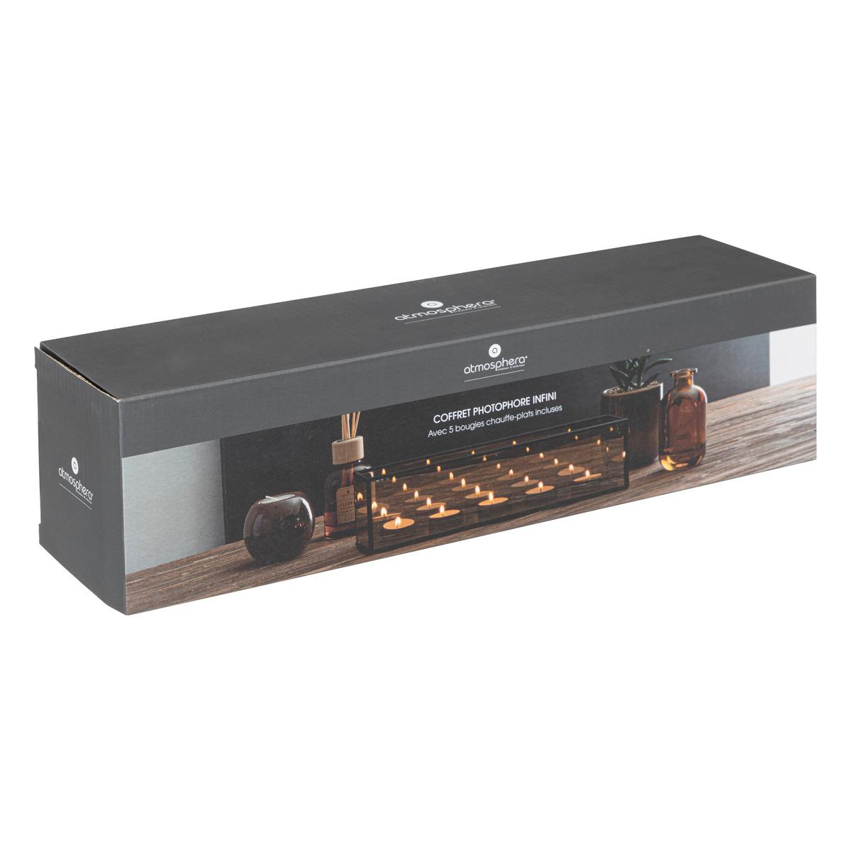COFFRET INFINI PHOTOPHORE CHAUFFE PLAT X5 PIECES