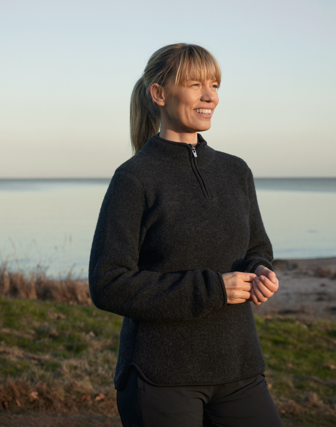Fleecetrui van merinowol van dames - Gratis Verzending
