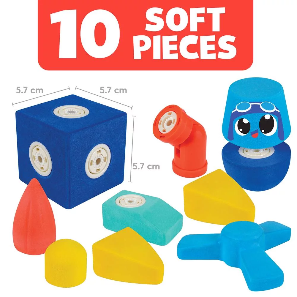 BLOCKAROO PLANE AVION BOITE DE 10 PIECES