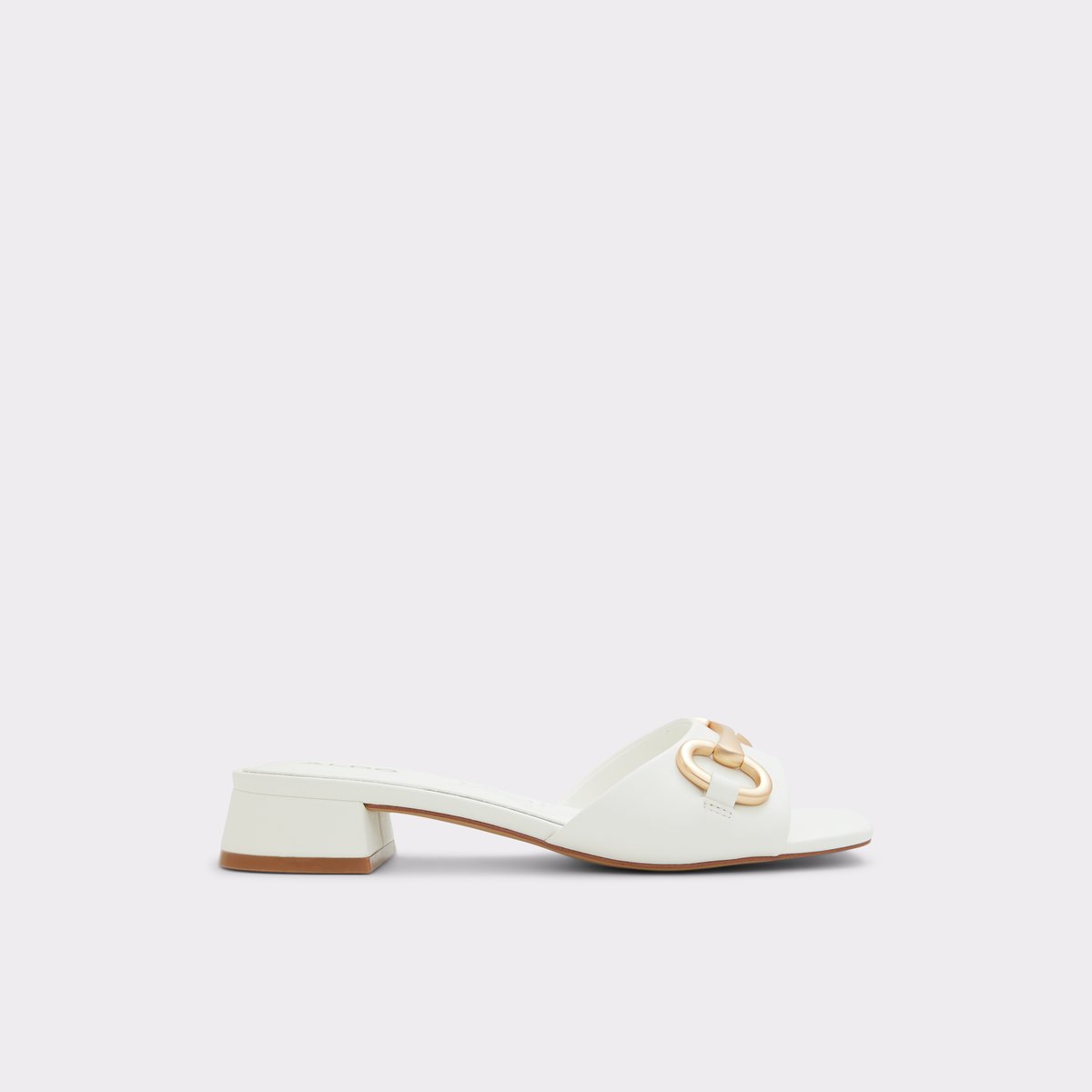 Faiza White Women Heeled mules