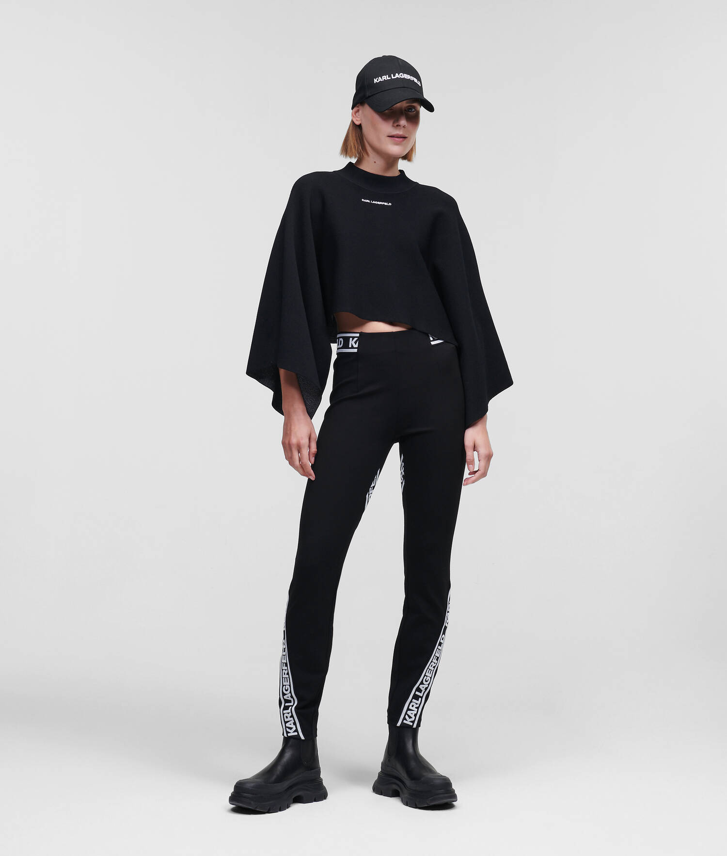 PULL-ÉCHARPE AVEC LOGO KARL