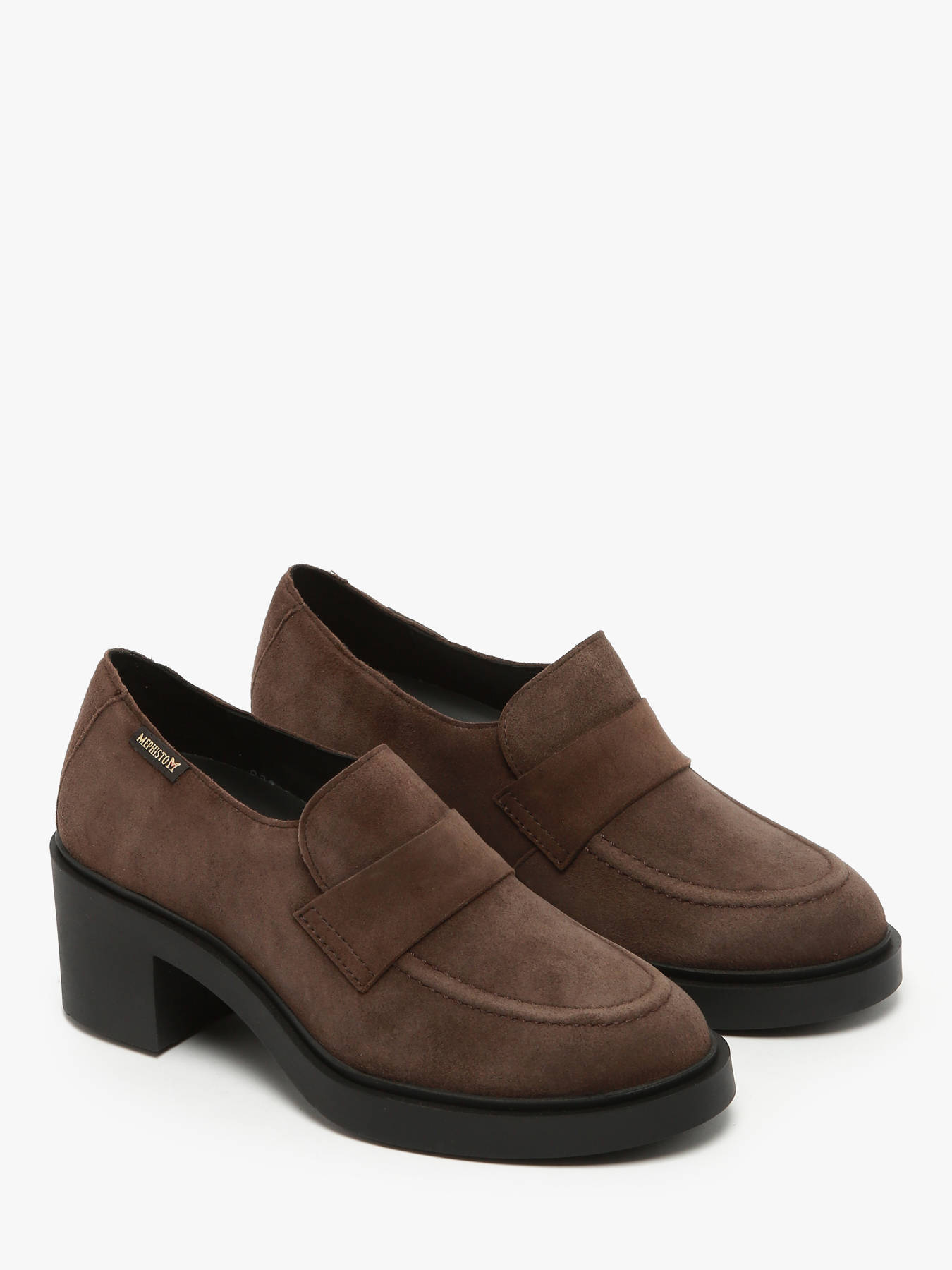Mocassins  talon Pamelia en cuir MEPHISTO