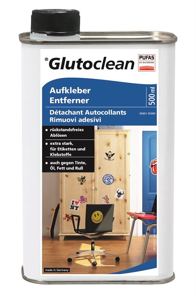 GLUTOCLEAN Aufkleber Entferner<br>500 ml, Flasche