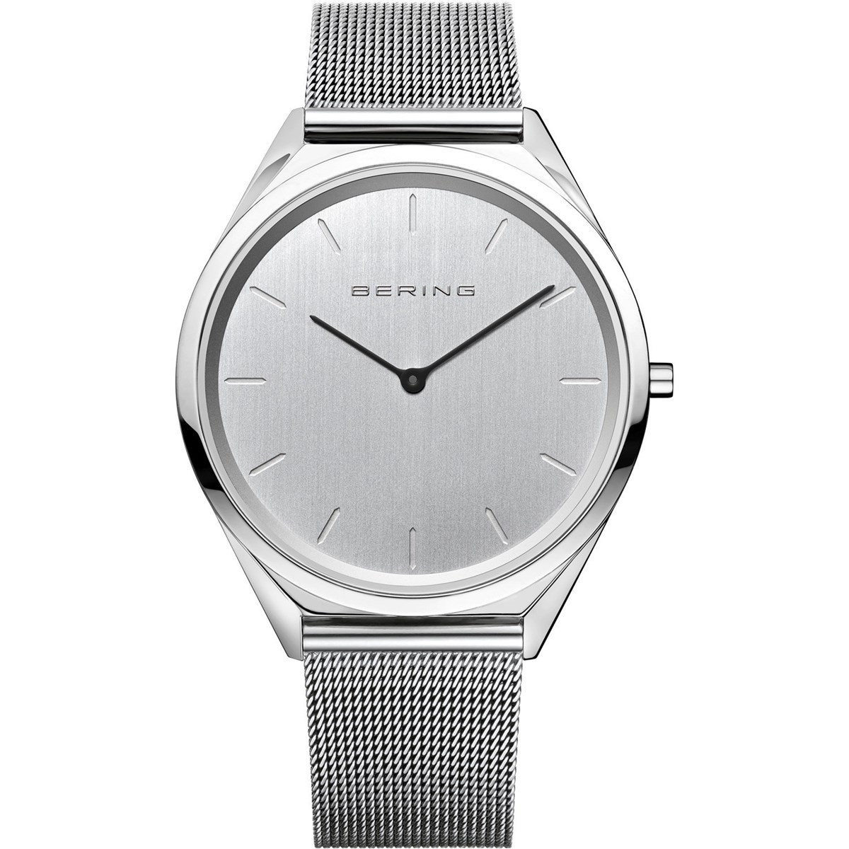 Montre femme Bering ultra slim acier argenté