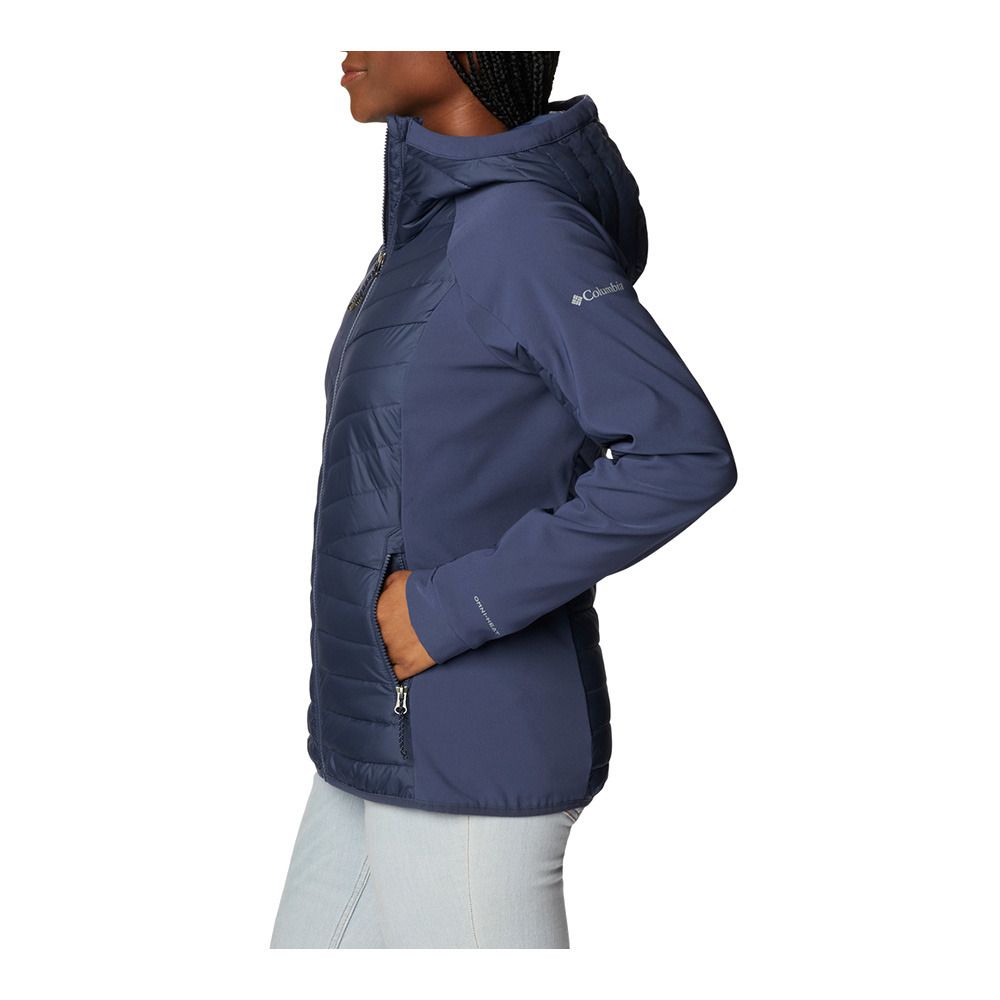 Columbia POWDER LITE HYBRID - Doudoune Femme blue