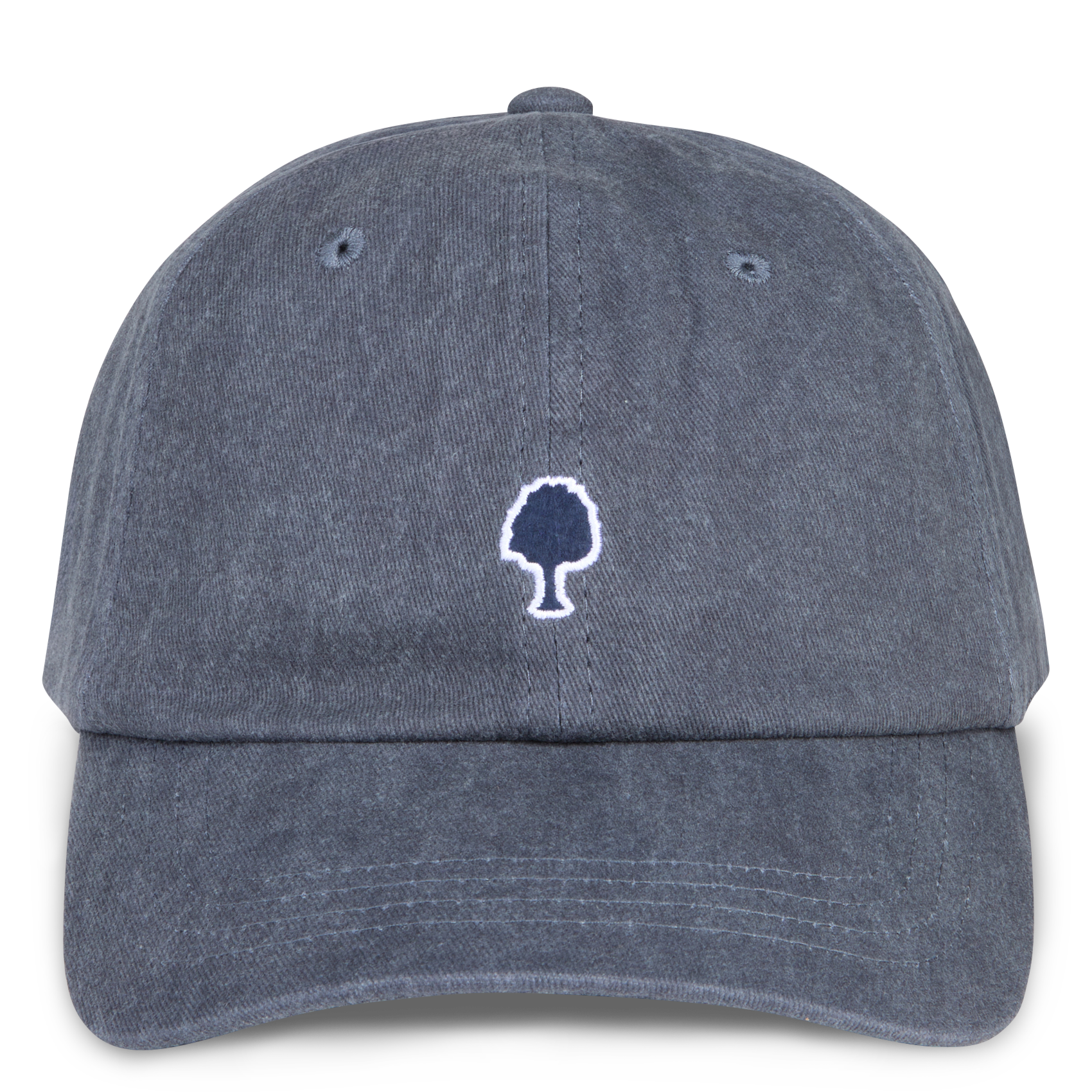 Casquette brodée en coton | Bleu