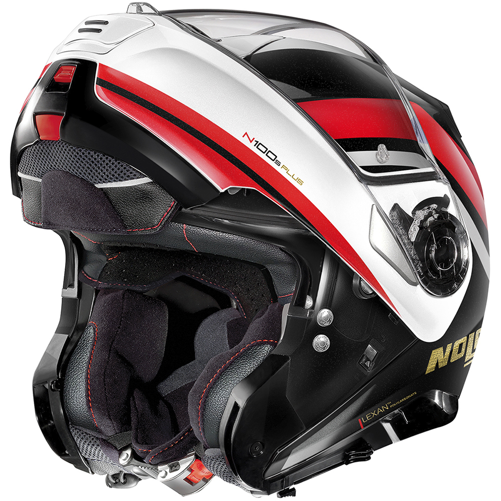 Nolan - Casque N100-5 Plus 50th Anniversary N-Com Noir Brillant / Blanc / Rouge