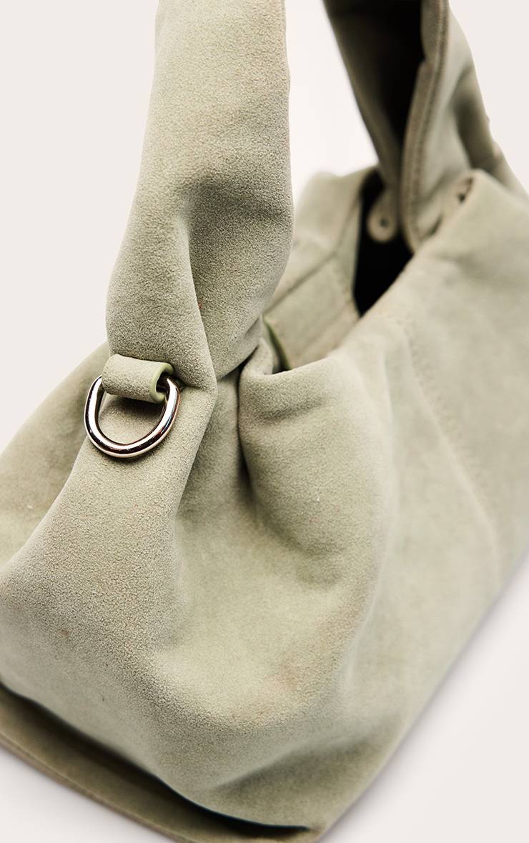 Pistache Mini Sac À Main Slouchy En Synthétique