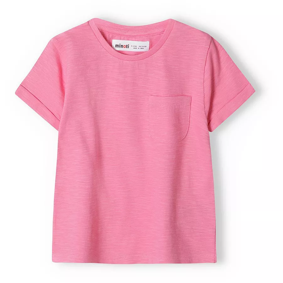 MINOTI 4er-Pack T-Shirts RosaWeißGrünGelb