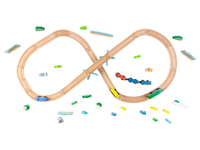 Houten treinset Peppa Pig