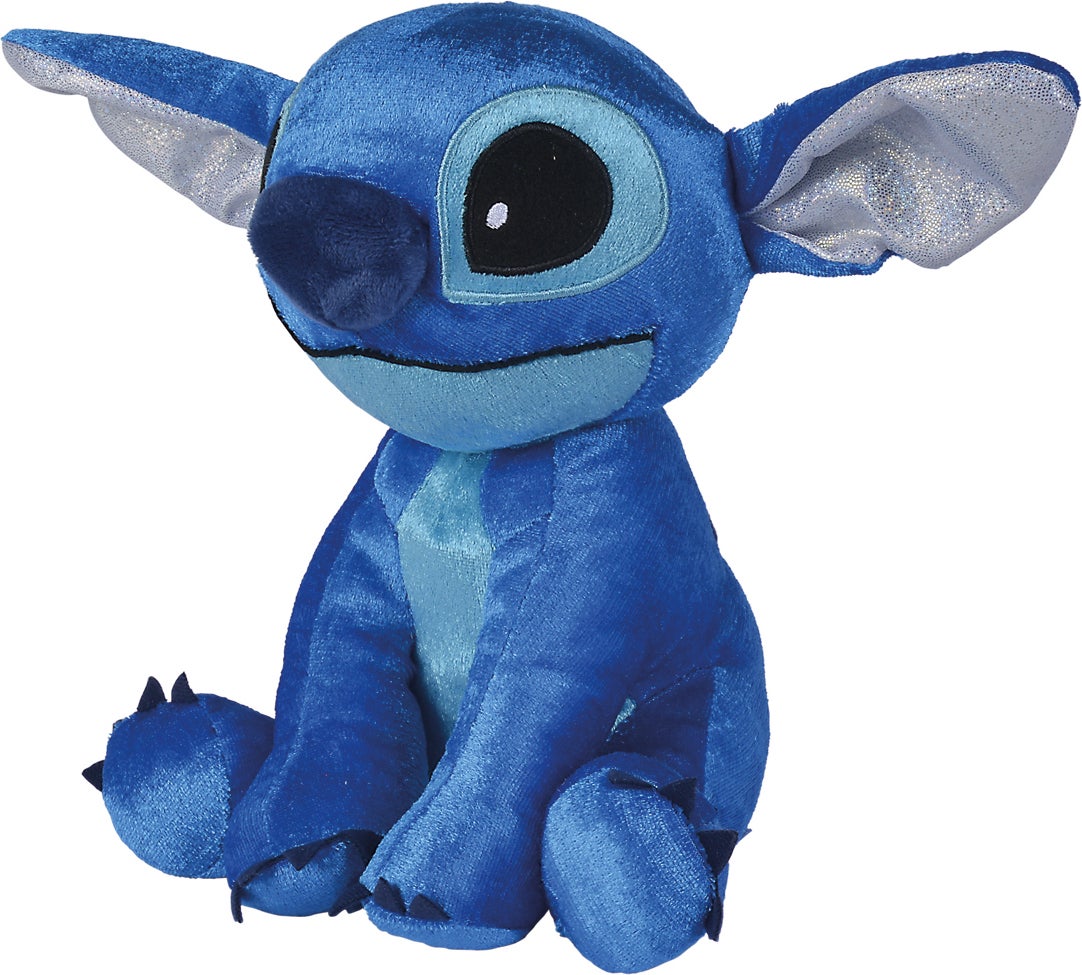 Disney knuffel Stitch blauw 17 x 21 x 25 cm