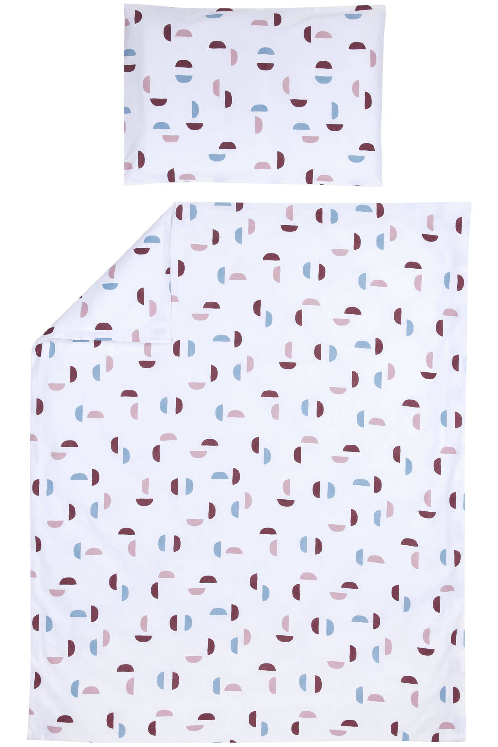 katoenen dekbedovertrek ledikant (100x135 cm)