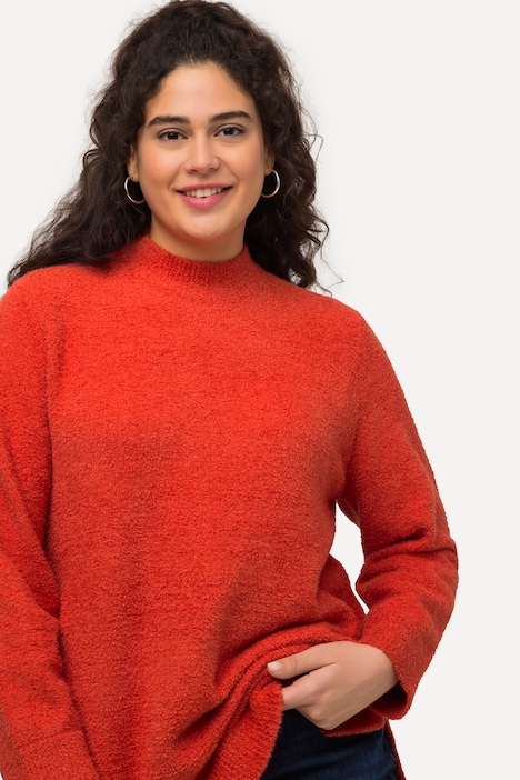 Pullover, kuschelweich, Stehkragen, Langarm