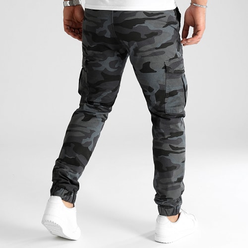 Pantalon Cargo Regular Fit 3054 Gris Anthracite Camouflage