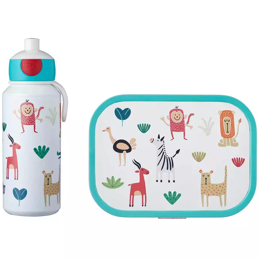 Mepal Lunchset Campus 400 ml + 700 ml 2er Set weiß-türkis