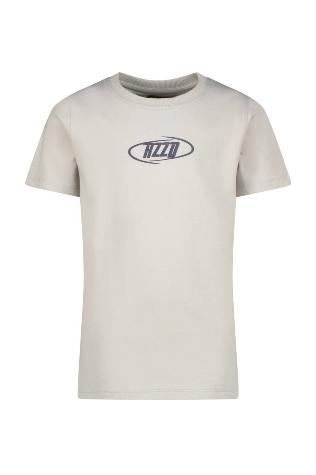Raizzed T-shirt Abuja met printopdruk lichtgrijs