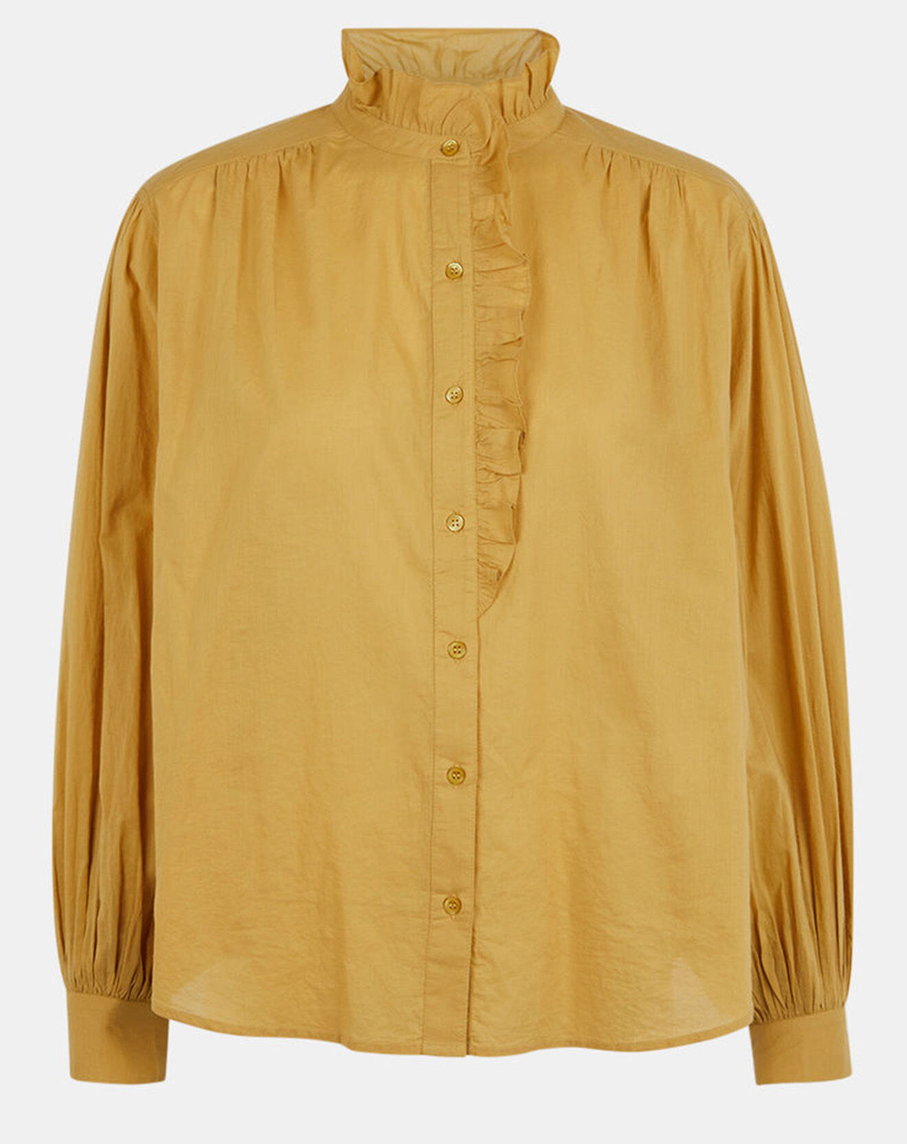 Galeries Lafayette Chemise en Coton Bio Paloma kaki clair