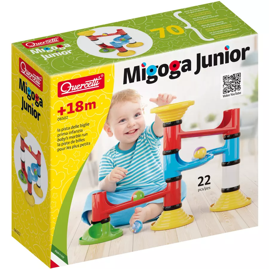 Quercetti Migoga Junior Kugelbahn (22 Teile)