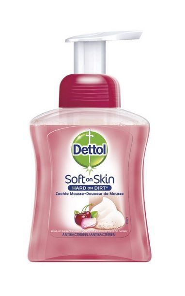 Dettol Wasmousse Roos & Kersen 250ml